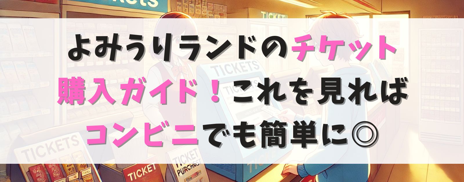 よみうりランドのチケット購入ガイド｜これを見ればコンビニで簡単に発券できる！